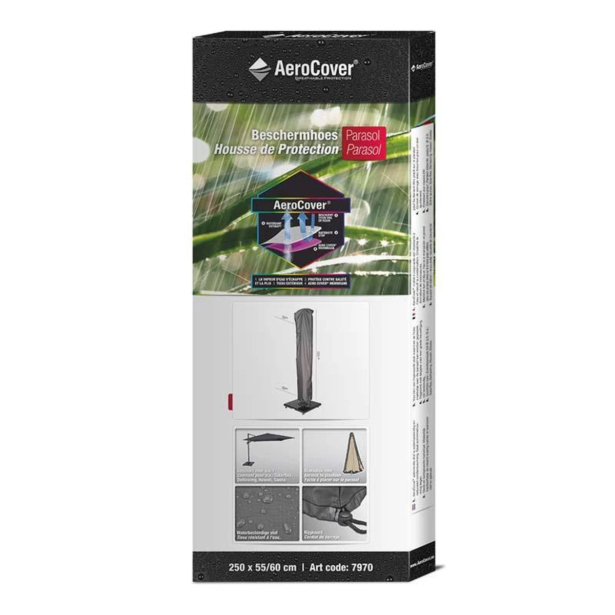 AeroCover parasolhoes - Zweef Parasols - Grijs - 250x55 cm (HxB) AeroCover Parasolhoes - Zweef Parasols - Grijs - 250x55 Cm (HxB) -Tuinmeubelseries Winkel 1200x1200 156