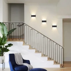 Wandlamp Voor Binnen En Buiten - Buitenlamp - Ovaal - 2700k - Zwart - 22x8x4cm -Tuinmeubelseries Winkel 1200x1200 1560