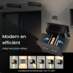 HappyLEDS® Wandlamp Met Bewegingssensor - Wandlamp Voor Binnen En Buiten - Buitenlamp Voordeelverpakking- Zwart - 2 Stuks -Tuinmeubelseries Winkel 1200x1200 1578