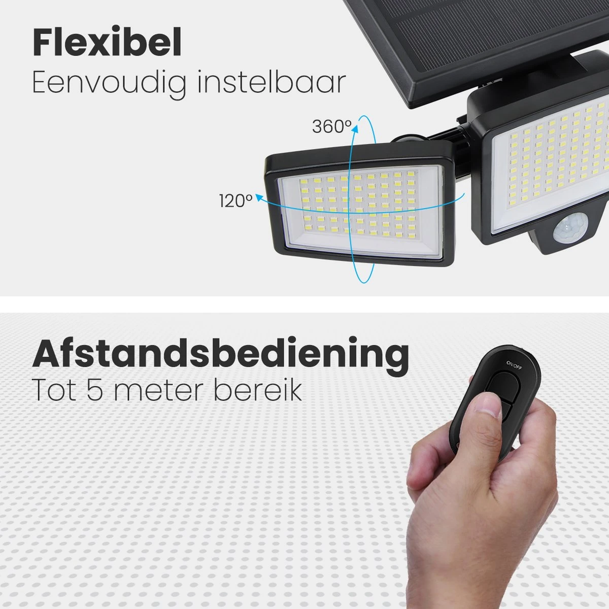 Auronic Buitenlamp - Zonne-energie - Bewegingssensor - 210 LED's Wandlamp - Tuinverlichting - IP65 - Zwart - 2 Stuks Auronic Buitenlamp - Zonne-energie - Bewegingssensor - 210 LED's Wandlamp - Tuinverlichting - IP65 - Zwart - 2 Stuks -Tuinmeubelseries Winkel 1200x1200 1599