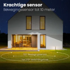 Auronic Buitenlamp - Zonne-energie - Bewegingssensor - 210 LED's Wandlamp - Tuinverlichting - IP65 - Zwart - 2 Stuks 6 Auronic Buitenlamp - Zonne-energie - Bewegingssensor - 210 LED's Wandlamp - Tuinverlichting - IP65 - Zwart - 2 Stuks -Tuinmeubelseries Winkel 1200x1200 1600