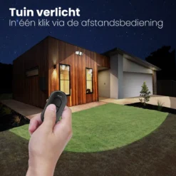 Auronic Buitenlamp - Zonne-energie - Bewegingssensor - 210 LED's Wandlamp - Tuinverlichting - IP65 - Zwart - 2 Stuks 8 Auronic Buitenlamp - Zonne-energie - Bewegingssensor - 210 LED's Wandlamp - Tuinverlichting - IP65 - Zwart - 2 Stuks -Tuinmeubelseries Winkel 1200x1200 1602