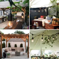 Lichtsnoer- Extra Dik- Buitenverlichting Terras Verlichting- 15 Meter- Voor Buiten LED 15 Lampen- 2700 K -lichtslinger IP-65-Lichtsnoeren Buiten Lichtslinger- Waterdicht-sliertlamp- Kerst Verlichting Lampen Buiten-Lichtsnoer Voor Buiten- -Tuinmeubelseries Winkel 1200x1200 1635