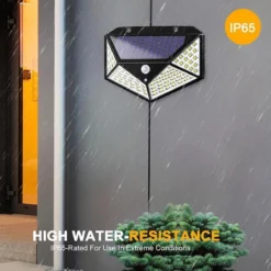 Merkloos Warm Wit Lichtkleur Solar Lamp - 2021 Model - 100 LED Tuinverlichting - Verlichting Op Zonne-energie - IP65 Waterdicht - Buitenverlichting - Buitenlamp Op Solar Verlichting - Bewegingssensor & Nachtsensor - Tuinlamp Op Zonne-energie | -Tuinmeubelseries Winkel 1200x1200 1668