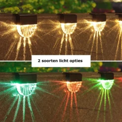Sense14 – Buitenlamp Dag Nacht Sensor – 4 Stuks - Warmlicht – Balkon, Wand Of Leuning - Tuinverlichting - RGB-Kleurentuinlamp - Zonne Energie – Buitenlamp Met Schemersensor -Tuinmeubelseries Winkel 1200x1200 1698