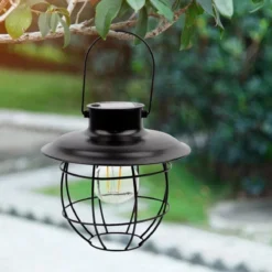 Solar Hanglamp Classic Egg Shaped - Gaat Automatisch Aan In Het Donker - Water/Weerbestendig - Solar Tuinverlichting Op Zonne-energie