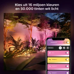 Philips Hue Amarant Verstraler - Wit En Gekleurd Licht - Zwart - Laagspanning -Tuinmeubelseries Winkel 1200x1200 1703