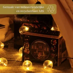 J-Pro Frigus 20 Lichtsnoer Buiten Op Netstroom - Tuinverlichting LED - Buiten Lichtslinger - 20 LEDs Tuinverlichting Met Stekker - 3+2m - ø5cm -Tuinmeubelseries Winkel 1200x1200 1760