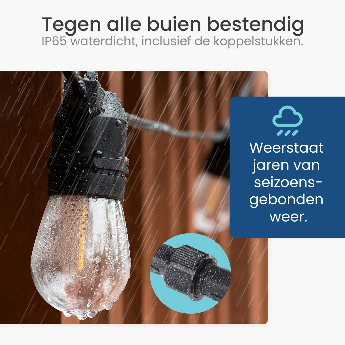 Gologi lichtsnoer buiten en binnen - Lichtslinger 15M - Tuinverlichting LED - Warme sfeerverlichting 2700K - Smart verlichting - Koppelbaar tot 30M Gologi Lichtsnoer Buiten En Binnen - Lichtslinger 15M - Tuinverlichting LED - Warme Sfeerverlichting 2700K - Smart Verlichting - Koppelbaar Tot 30M -Tuinmeubelseries Winkel 1200x1200 1762