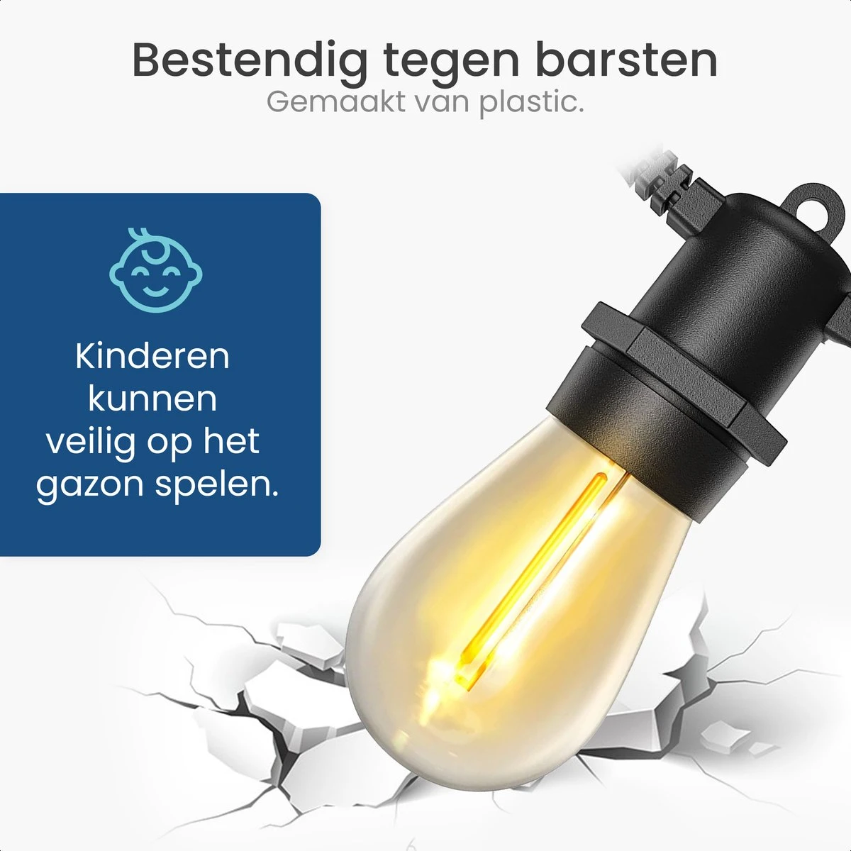 Gologi lichtsnoer buiten en binnen - Lichtslinger 15M - Tuinverlichting LED - Warme sfeerverlichting 2700K - Smart verlichting - Koppelbaar tot 30M Gologi Lichtsnoer Buiten En Binnen - Lichtslinger 15M - Tuinverlichting LED - Warme Sfeerverlichting 2700K - Smart Verlichting - Koppelbaar Tot 30M -Tuinmeubelseries Winkel 1200x1200 1769