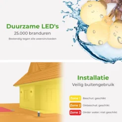 Soothe Lichtsnoer Buiten En Binnen – 10 Meter LED – Lichtslinger – Fairy Lights – Lampjes Slinger – Waterdicht – Op Batterijen - ⌀1.8cm -Tuinmeubelseries Winkel 1200x1200 1773