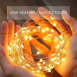 BOTC Lichtsnoer Binnen En Buiten Met Afstandsbediening - Fairy Lights 10 Meter - LED Lampjes Slinger - Soothe Lichtsnoer Binnen - Op Batterijen - Warm White -Tuinmeubelseries Winkel 1200x1200 1810