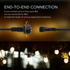 Aigostar 10VRW Lichtsnoer - Lichtslinger - 10 Transparante LED Lampjes - 4000K - 8M -Tuinmeubelseries Winkel 1200x1200 1817