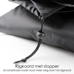 Merkloos Beschermhoes Voor Tuinmeubelen - 250x250x90cm - Zwart -Tuinmeubelseries Winkel 1200x1200 183