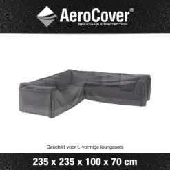 Aerocover Loungesethoes - L-vorm - L 255 X L 255 X B 100 X H 70 Cm -Tuinmeubelseries Winkel 1200x1200 189