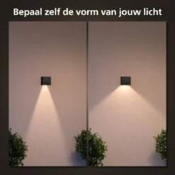 Philips Hue Resonate Down - Muurlamp - Wit En Gekleurd Licht - Zwart -Tuinmeubelseries Winkel 1200x1200 1890