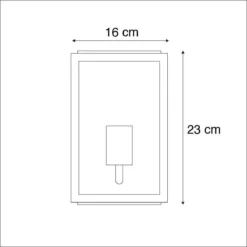 QAZQA Rotterdam - Landelijke Wandlamp Voor Buiten - 1 Lichts - D 100 Mm - Zwart - Buitenverlichting -Tuinmeubelseries Winkel 1200x1200 1895