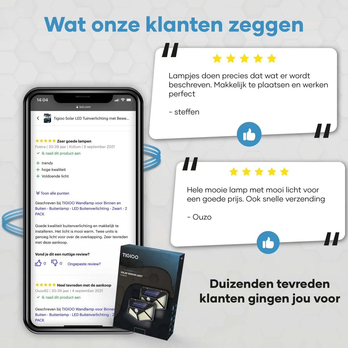 TIGIOO Solar LED Tuinverlichting met Bewegingssensor - Wandlamp Buitenlamp - Tuinlamp Op Zonneenergie - (2Pack) TIGIOO Solar LED Tuinverlichting Met Bewegingssensor - Wandlamp Buitenlamp - Tuinlamp Op Zonneenergie - (2Pack) -Tuinmeubelseries Winkel 1200x1200 1899