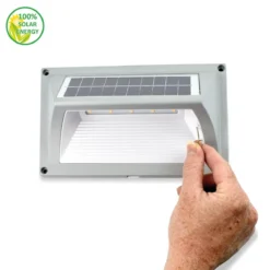 O'DADDY® Castor Tuinverlichting Op Zonneenergie - Wandlamp Buiten - Solar Tuinverlichting - 50 Lumen Warm Wit - Aluminium Grijs - Draadloos 7 O'DADDY® Castor Tuinverlichting Op Zonneenergie - Wandlamp Buiten - Solar Tuinverlichting - 50 Lumen Warm Wit - Aluminium Grijs - Draadloos -Tuinmeubelseries Winkel 1200x1200 1913