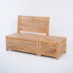 Kleine Teakhouten Tuinbank Met Opbergruimte - 100 X 60 X 90 Cm - Duurzaam Teakhout - Blijft Strak En Mooi - Sterke Constructie Om Lang Mee Te Gaan -Tuinmeubelseries Winkel 1200x1200 192
