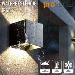 Proventa® Kubus Wandlamp Binnen - Dimbaar - Voor Woonkamers & Slaapkamers - Zwart -Tuinmeubelseries Winkel 1200x1200 1940