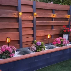 Solar Wandlamp Buiten 'Stripe' - Set Van 4 Stuks - Wandlamp Op Zonne-energie -Tuinmeubelseries Winkel 1200x1200 1974