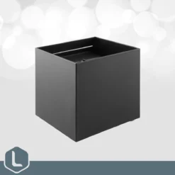 Lura Life - Design Wandlamp Kubus Met Bewegingssensor - LED - Zwart - 3000K Warm Wit - IP65 Waterdicht - Muurlamp - Geschikt Voor Binnen & Buiten - Motion Sensor -Tuinmeubelseries Winkel 1200x1200 1994