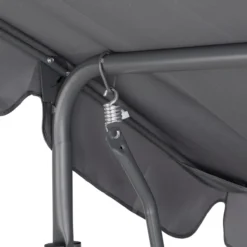 Merkloos Casaria Hollywood Schommel - Antraciet - Incl. Zonnekap -Tuinmeubelseries Winkel 1200x1200 200