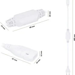 HOFTRONIC FLEX120 - Dimbare LEDstrip 10m - 3000K Warm Wit - IP65 Voor Binnen En Buiten - 120 LEDs Per Meter 2835 High Lumen - 640 Lumen Per Meter - Waterdicht En UV Bestendig - Per Meter Inkortbaar - Incl. Netvoeding En Eurostekker 7 HOFTRONIC FLEX120 - Dimbare LEDstrip 10m - 3000K Warm Wit - IP65 Voor Binnen En Buiten - 120 LEDs Per Meter 2835 High Lumen - 640 Lumen Per Meter - Waterdicht En UV Bestendig - Per Meter Inkortbaar - Incl. Netvoeding En Eurostekker -Tuinmeubelseries Winkel 1200x1200 2025