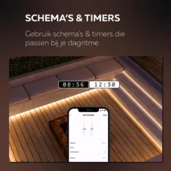 Calex Smart Outdoor LED Strip 5 Meter - Voor Buiten - Met App - Buitenverlichting - RGB En Warm Wit - Lichtstrip -Tuinmeubelseries Winkel 1200x1200 2037