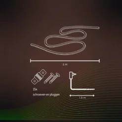 Calex Smart Outdoor LED Strip 5 Meter - Voor Buiten - Met App - Buitenverlichting - RGB En Warm Wit - Lichtstrip -Tuinmeubelseries Winkel 1200x1200 2038