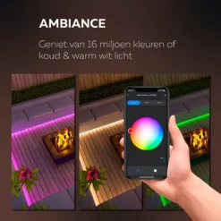 Calex Smart Outdoor LED Strip 5 Meter - Voor Buiten - Met App - Buitenverlichting - RGB En Warm Wit - Lichtstrip -Tuinmeubelseries Winkel 1200x1200 2039