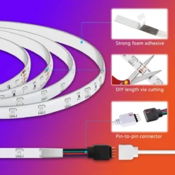 Prolight Profile LED Strip - RGB - 2M - Incl Afstandsbediening - IP44 2 Prolight Profile LED Strip - RGB - 2M - Incl Afstandsbediening - IP44 -Tuinmeubelseries Winkel 1200x1200 2042