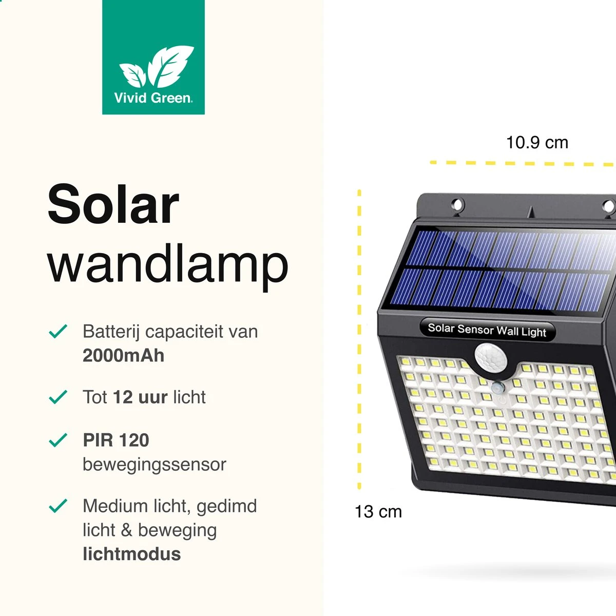 Vivid Green Solar Buitenlamp met Bewegingssensor - Buitenverlichting Zonne Energie - Tuinverlichting - Wandlamp Buiten - Met Sensor - Led Vivid Green Solar Buitenlamp Met Bewegingssensor - Buitenverlichting Zonne Energie - Tuinverlichting - Wandlamp Buiten - Met Sensor - Led -Tuinmeubelseries Winkel 1200x1200 2059