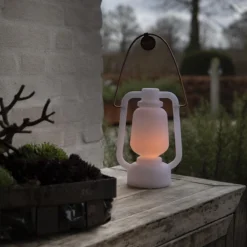 QAZQA Storm - Moderne LED Staande Buitenlamp | Staande Lamp Voor Buiten - 1 Lichts - H 220 Mm - Wit - Buitenverlichting -Tuinmeubelseries Winkel 1200x1200 2076