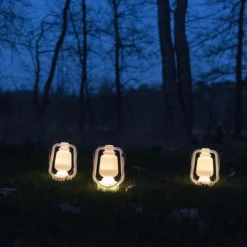 QAZQA Storm - Moderne LED Dimbare Staande Buitenlamp | Staande Lamp Voor Buiten Met Dimmer - 1 Lichts - H 300 Mm - Wit - Buitenverlichting -Tuinmeubelseries Winkel 1200x1200 2101