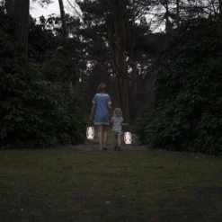 QAZQA Storm - Moderne LED Dimbare Staande Buitenlamp | Staande Lamp Voor Buiten Met Dimmer - 1 Lichts - H 300 Mm - Wit - Buitenverlichting -Tuinmeubelseries Winkel 1200x1200 2104