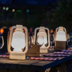 QAZQA Storm - Moderne LED Dimbare Staande Buitenlamp | Staande Lamp Voor Buiten Met Dimmer - 1 Lichts - H 300 Mm - Wit - Buitenverlichting -Tuinmeubelseries Winkel 1200x1200 2105