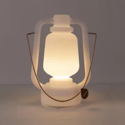 QAZQA Storm - Moderne LED Dimbare Staande Buitenlamp | Staande Lamp Voor Buiten Met Dimmer - 1 Lichts - H 300 Mm - Wit - Buitenverlichting -Tuinmeubelseries Winkel 1200x1200 2113