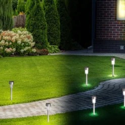 B.K.Licht - Solar Tuinverlichting LED - Padverlichting Met Nachtsensor - 12 Stuks - Tuinlampen Op Zonneenergie - Buitenverlichting - Buitenlamp - IP44 - Incl. Grondspies -Tuinmeubelseries Winkel 1200x1200 2124