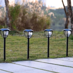 Solar Tuinverlichting Pad 'Prickle' - Voordeelset Van 4 - Buitenlamp - Tuinverlichting Op Zonne-energie -Tuinmeubelseries Winkel 1200x1200 2130