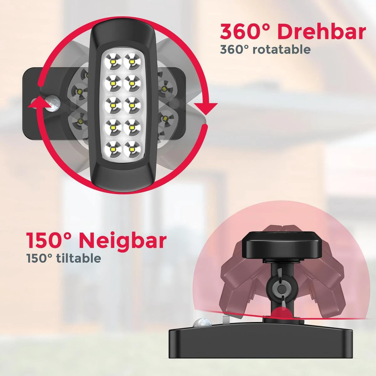 B.K.Licht - Buitenlamp - wandlamp buiten - schijnwerper - solar - zonne-energie - met bewegingssensor - floodlight - tuin - zwart - IP44 B.K.Licht - Buitenlamp - Wandlamp Buiten - Schijnwerper - Solar - Zonne-energie - Met Bewegingssensor - Floodlight - Tuin - Zwart - IP44 -Tuinmeubelseries Winkel 1200x1200 2161