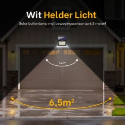 Merkloos Solar Buitenlamp Met Bewegingssensor - Wit Licht - Tuinverlichting Op Zonne-energie - IP65 Waterdicht - 2 Stuks - 97 LEDs - 2700K - Zwart -Tuinmeubelseries Winkel 1200x1200 2180