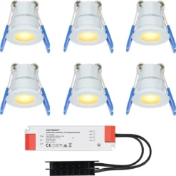 6x Milano RVS Smart LED Inbouwspots Complete Set - Wifi & Bluetooth - 12V - 3 Watt - 2700K Warm Wit - Veranda Verlichting - Voor Binnen En Buiten 8 6x Milano RVS Smart LED Inbouwspots Complete Set - Wifi & Bluetooth - 12V - 3 Watt - 2700K Warm Wit - Veranda Verlichting - Voor Binnen En Buiten -Tuinmeubelseries Winkel 1200x1200 2205
