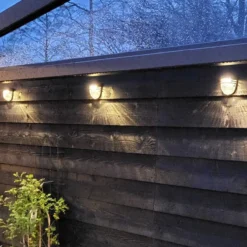 4x HOFTRONIC Tropo - Solar Wandlamp Buiten - IP65 Waterdicht - Wintersolar Technologie Monokristal Zonnepaneel - 3000K Warm Wit (sfeervol) - Solar Tuinverlichting Op Zonne Energie -Tuinmeubelseries Winkel 1200x1200 2215