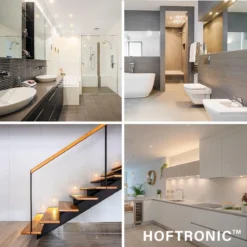 HOFTRONIC Sienna - Veranda Inbouwspots 6x3W - 12 Volt - Complete Veranda Set - 2700K Zeer Warm Wit - IP44 Waterdicht - Dimbare Inbouwspots Met Afstandsbediening - Kantelbaar - 5mm Diameter - 30mm Inbouwdiepte Voor Badkamer En Tuin -Tuinmeubelseries Winkel 1200x1200 2252