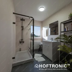 Lumi - 16W Slimme Plafondlamp Badkamer Zwart - IP54 Waterdicht - Smart Home WiFi + BLE - 2700K-6500K White Ambiance - Ø30 Cm -Tuinmeubelseries Winkel 1200x1200 2262