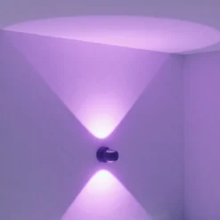 Hoftronic Smart Cupo - LED Wandlamp Up & Down Smart - RGBWW 16,5 Miljoen Kleuren - 6 Watt 600 Lumen - Zwart - Gevellamp Met Music Sync - IP54 Waterdicht - Geschikt Als Wandlamp Buiten, Wandlamp Badkamer En Wandlamp Binnen - 3 Jaar Garantie -Tuinmeubelseries Winkel 1200x1200 2295