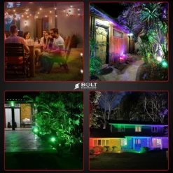 Bolt Electronics ® Tuinspot – Tuinverlichting LED Buiten – Hanglamp Buitenverlichting – Prikspot Buitenlamp - RGB Lamp – Bedienbaar Via App Tuinlamp – IP68 Waterdicht Muurlamp – Wandlamp – Verlichting Terras En Tuin – 9 Stuks -Tuinmeubelseries Winkel 1200x1200 2316