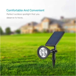 Solar Spot Light- Grond Spot Energiezuinig - Tuinverlichting Op Zonne-energie Met Nachtsensor - Sfeerverlichting Voor Op Gebouwen - Wit -Tuinmeubelseries Winkel 1200x1200 2328